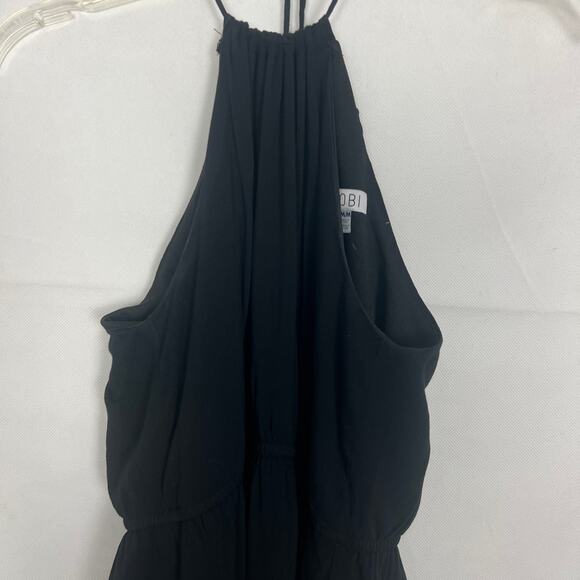 TOBI Maxi Sleeveless Black Halter Dress Size Medium - Picture 3 of 15